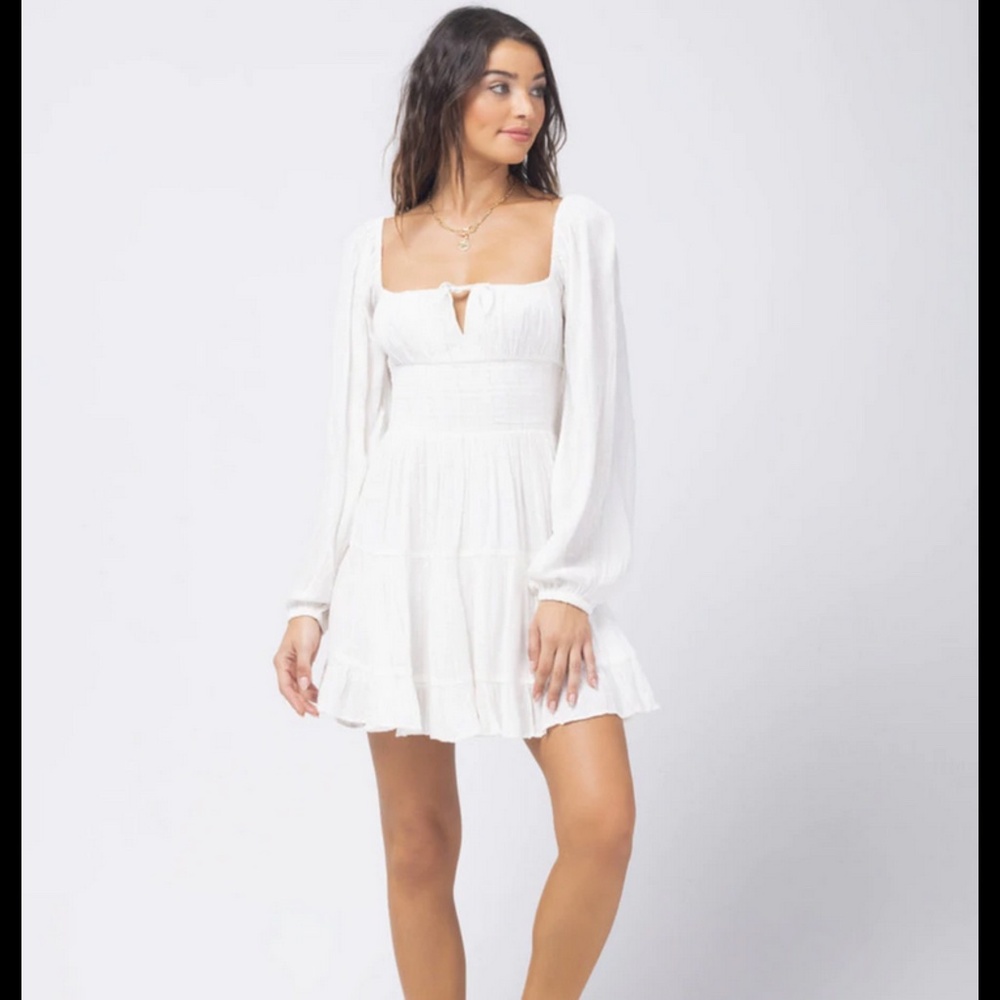 NWT White L*Space Long Sleeved Sundress